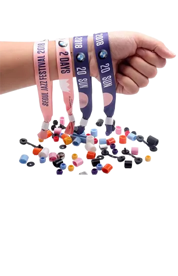 Full Colour Printed Fabric Wristbands