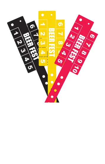 10 Tab Vinyl Wristbands