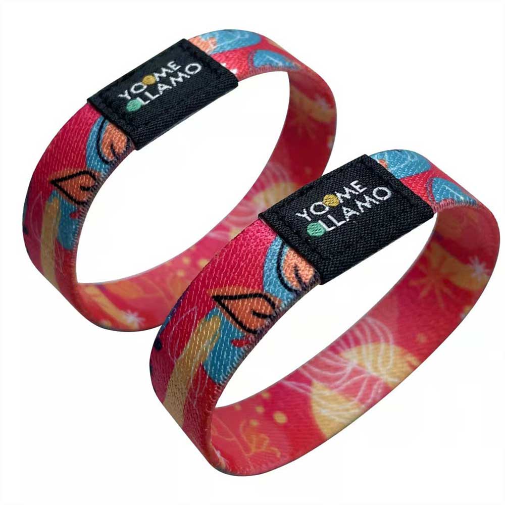 Customized Fabric Cloth Wristbands - great entrance wristbands | Woven &  Embroidered Patches Manufacturer | Jin Sheu