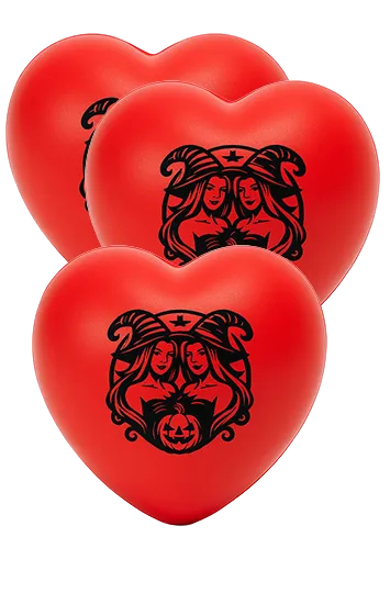 Squeezes Stress Reliever Heart Shape Ball