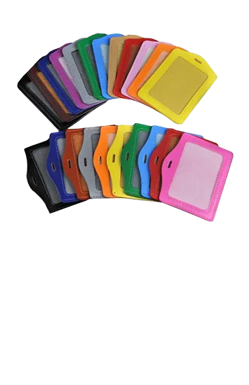 Pu Leather Badge Card Holder