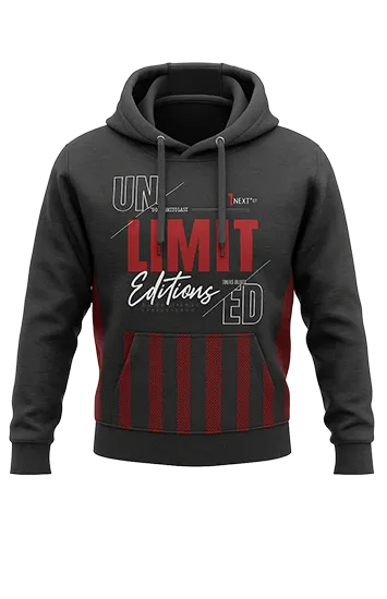 310 GSM Interlock Fleece Sublimation Pullover Hoodies w/ Kangaroo Pockets