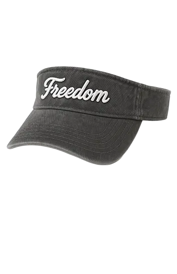 Visor Cap Wash Cotton with 3D Embroidery