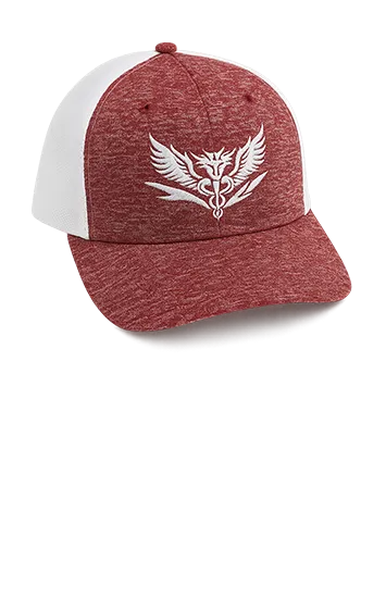 Heathered Fabric Base Ball Cap