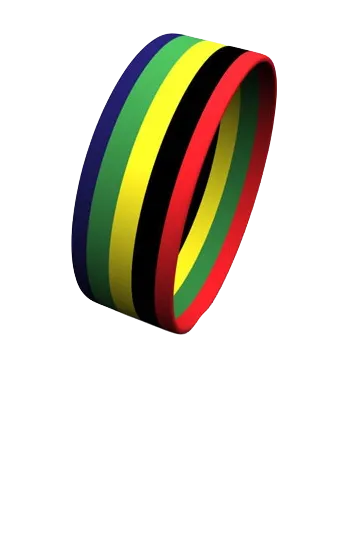 5 Color Stripe Segmented