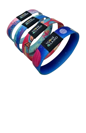 Custom Elastic Fabric Wristbands