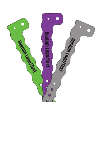 Wavy Vinyl Wristbands